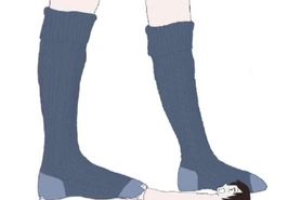Giantess Knee High Sockjob (Original Animation) (I’m hot bad at this)