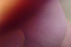Solo girl squirt with vibrator