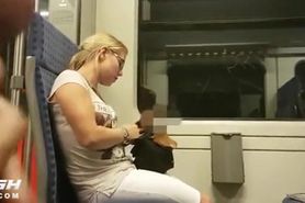 Flash Blonde On Night Train