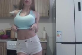 Small Russian Girl Strips On Webcam