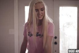 Blonde teen fucked by a dirty stepdad and her perverted teacher
