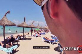HITZEFREI Sydney Love picked up and fucked on the beach - video 1