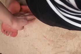 girl feet tickling