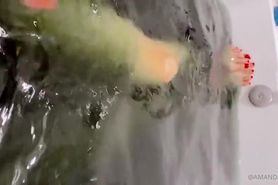 Amanda Cerny Nude Bathing OnlyFans Leaked Video
