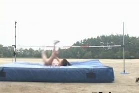 Real asian amateur in naked track and field part6