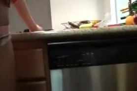 Little girl seduces roommate and gets cum inside before breakfast