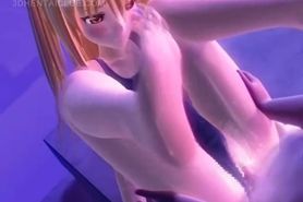 Delicate hentai blonde gets petite wet twat fucked