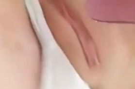 Anal and Pussy Masturbation with Dildo
