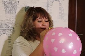 I inflate the balloon so that it bursts! ASMR