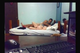 Pregnant amateurs cuple in webcam
