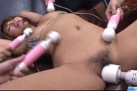 Amazing bondage with horny Japan model Akiho Nishimura