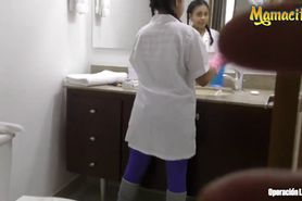 Operacion Limpieza Latina Lesbian Mistress Pussy Eating Her Maid -MAMACITAZ
