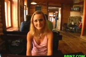 Teen blonde spreads for man on hot teen - video 12