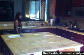 Reallesbiansexposed - Naughty Lesbians Screw In The Kitchen