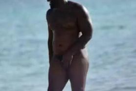Men naked on the beach