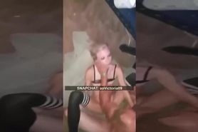 Hardcore Couple Ultimate Fucking Recorded and Leaked on snapchat