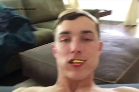 Cum Suckers Cumeating Kink Bisexual Sexy Big Cock Muscle Hunk Masturbates On Suckers Pov & Eats Them