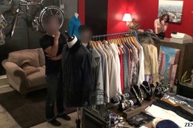 Risky public sex in Japanese clothing store with Tsubasa Hachino