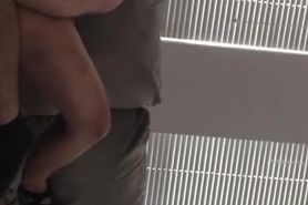 Cheating big titty Puerto Rican milf fucked on couch