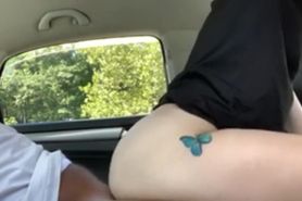 Good Pussy In The Car. We got Caught!