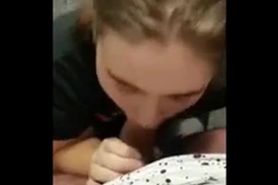19yr old Jenny from Boost Mobile sucking coworker