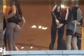 Guy Cams Mall Flasher