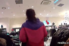 Striking czech kitten was seduced in the hypermarket and pounded in pov