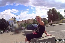 Stellar czech chick gets seduced in the shopping centre and nailed in pov