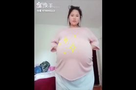 Giant Pregnant Asian Belly Compilation.