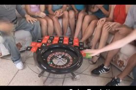 College teens play screw roulette