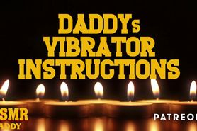 Daddy's Audio Vibrator Instructions - Dirty ASMR JOI (Million Views)