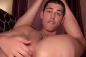 Young guy shows his beautiful ass and dick