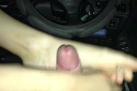 Footjob - My gf jerked me off in the car with her feet - Cum - FootRelaxxx