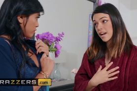 Brazzers - Lil small tit asain Ember Snow gets destroyed by bbc