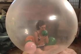 Fun and pop inside balloon