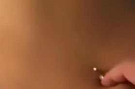College Freshman gets belly button fingered