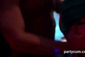 Unusual girls get absolutely delirious and stripped at hardcore party