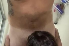 Cumming Together in the Shower Best Blow Job