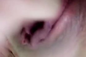 teen fingers her wet pussy and asshole for you to watch