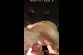 Future Wife - Perfect Natural Tits - iPhone POV Blowjob