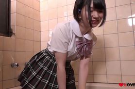Wet Japanese School Girl