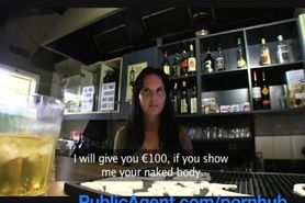 PublicAgent Sexy barmaid closes for sex