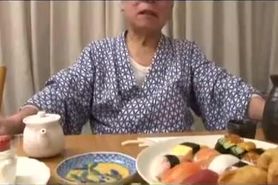 Japanese cougar likes to get slutty with the old man