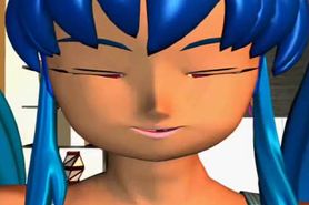 Giantess Blue Haired Anime Girl Vore