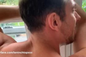 Monster Dick Daddy Pounds Jt Against The Window For All The Neighbours To See!