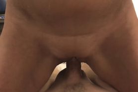 Hooker Squats on my half Hard Cock and I Cum Fast inside her Tight Pussy
