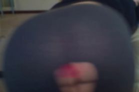 Huge round ass in your face