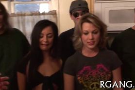 Chicks nailed in group - video 22