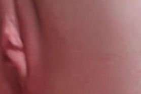 Quick anal fuck from my man ending with a cumshot on my boobs