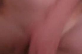 Riding a fans fat dick in my asshole until I orgasm and he gums in my ass